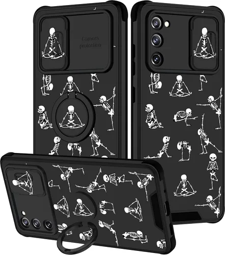 Vista 109 de Funda 2 en 1 para Samsung Galaxy S23 Ultra Flamingo para mujeres y niñas, diseño femenino de flamencos con cubierta deslizante para cámara y soporte
