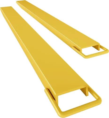 Vista 8 de Extensiones de horquilla de palé para carretillas elevadoras, extensiones de carretilla elevadora de acero resistente, 1 par para carretilla