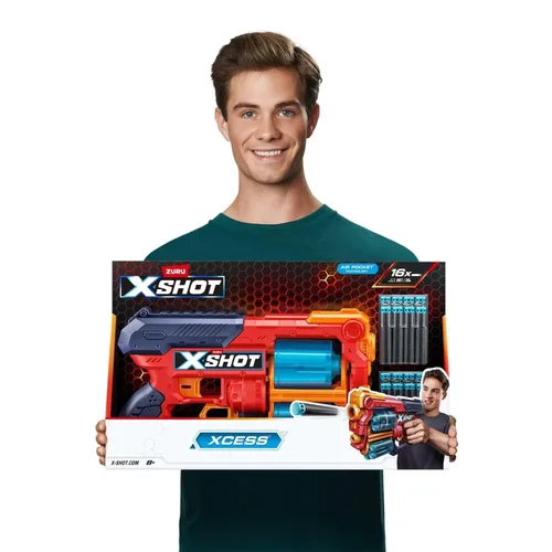 Vista 6 de ZURU X-Shot 36436 Excel Xcess Foam Blaster (16 dardos)