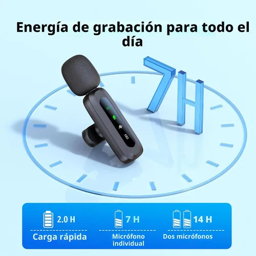 Vista 3 de Micrófono inalámbrico mini para iPhone 15/16, iPad, Android, micrófono inalámbrico Lavalier con reducción de ruido, micrófono de solapa USB C