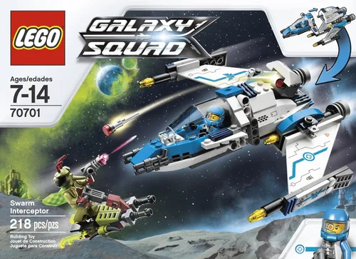 Vista 2 de LEGO Interceptor de enjambre Galaxy Squad 70701