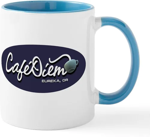 Vista 12 de CafePress Cafe Diem - Taza de cerámica para café, 11 oz (11.0 fl oz)