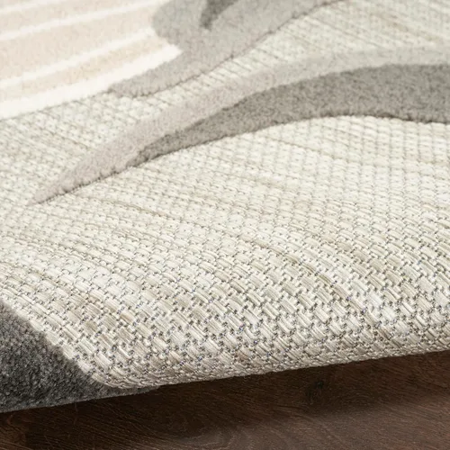 Vista 7 de Nourison Home Aloha - Alfombra beige de 2 pies 3 pulgadas x 12 pies, fácil de limpiar, no se desprende, para dormitorio, sala de estar, comedor