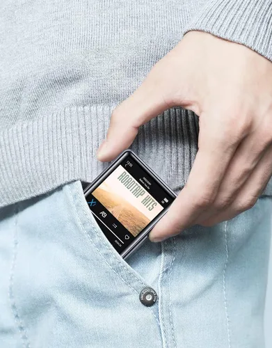 Vista 6 de Reproductor de MP3 con Bluetooth 5.3, reproductor de música portátil de alta fidelidad sin pérdidas con altavoz, memoria integrada de 64 GB, radio