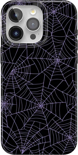 Vista 74 de Casely iPhone 14 Pro Case All Boo'd Up Purple Ghost Compatible with MagSafe Classic Ultra Thin Design