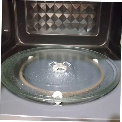 Vista 5 de 10 piezas de soporte de rodillo de bandeja, guía de rodillo de microondas, anillo de repuesto para microondas, bandeja de servir bandeja redonda