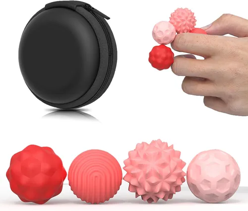 Vista 15 de Juguetes de Bolas Magnéticas Fidget, 8 Piezas Juguetes Sensoriales de Silicona para Alivio del Estrés para Adultos y Adolescentes con Autismo, TDAH