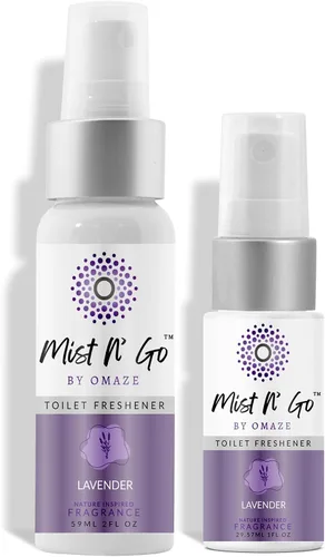 Vista 35 de Mist N' Go by Omaze - Aerosol de Baño de Viaje para Inodoro Eliminador de Olores - Aerosol de Inodoro de Viaje para Ambientador de Aire de Baño