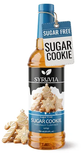 Vista 18 de Syruvia - Jarabe de café sin azúcar, jarabe con sabor a lavanda para bebidas, lattes y postres, 25.4 onzas líquidas