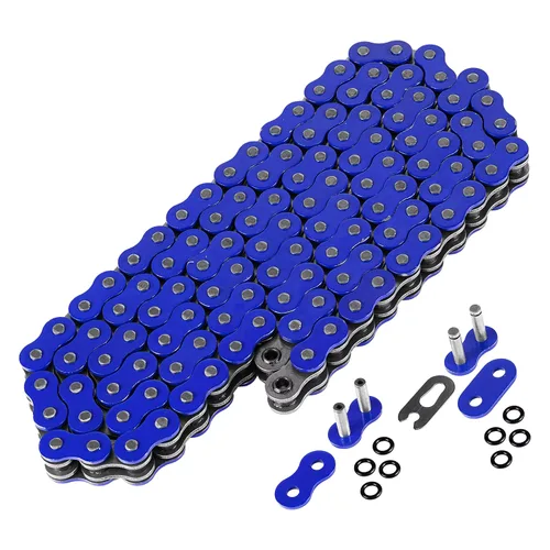 Vista 6 de Caltric Cadena de transmisión de junta tórica compatible con Yamaha Fz6 Fz-6 2004-2008 Azul
