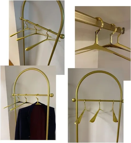 Vista 5 de 5 Widen Coat Hangers Thicken Metal Hangers Space Saving Hangers Hangers Pants Dress Storage Drying Rack