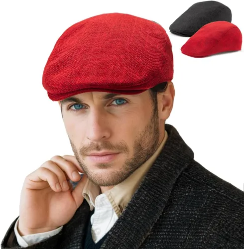 Vista 10 de LADYBRO Paquete de 2 gorras planas unisex para hombre y mujer, estilo casual de verano, ajustables