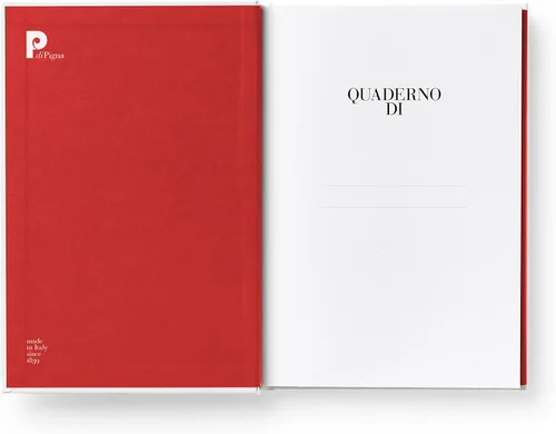 Vista 6 de PdiPigna - Cuaderno a rayas A5 tapa dura ENZO MARI DANESE One, La Manzana