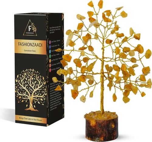 Vista 11 de FASHIONZAADI Árbol de dinero bonsái de amatista, árbol de dinero de cristal Feng Shui, piedras preciosas de chakras, cristales curativos de buena