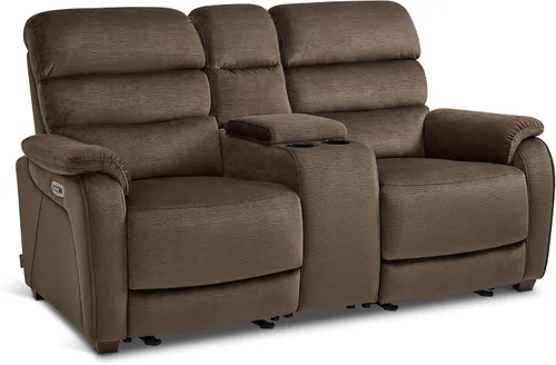 Vista 22 de MCombo ST258M3 - Sofá reclinable eléctrico de pared de 87.2 pulgadas con mesa abatible, sofá reclinable con reposacabezas ajustables, puertos