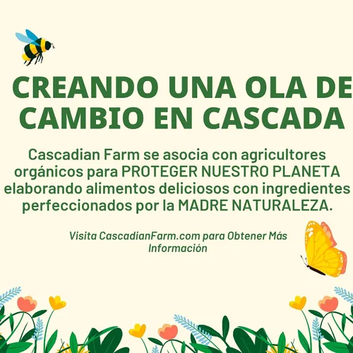 Vista 7 de Cascadian Farm Honey Oat Crunch con Almendras, Cereal Orgánico, Hecho con Grano Entero, 14.4 oz Contains Kernza Grain to Help Mitigate Climate