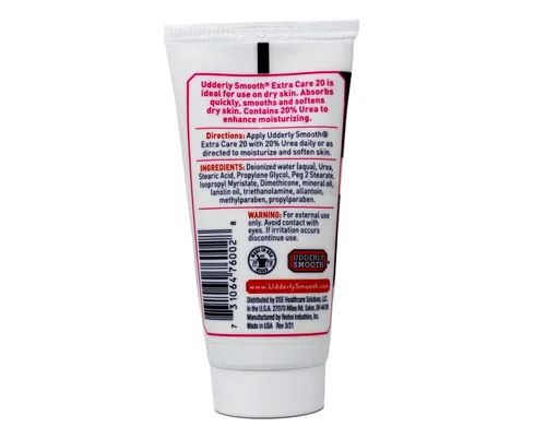 Vista 2 de Udderly Smooth Manos y cuerpo, cuidado extra 20 crema 2 oz