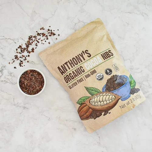 Vista 6 de Cacao orgánico de Anthony's/Cacao en trocitos