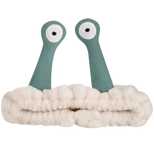 Vista 15 de Bonita diadema de caracol rosa, cara lavada para mujer, maquillaje, ducha, spa