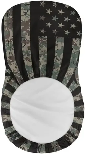 Vista 251 de American Eagle - Juego de 2 fundas para taburetes de bar para sillas de comedor, impermeables, antideslizantes, tamaño universal