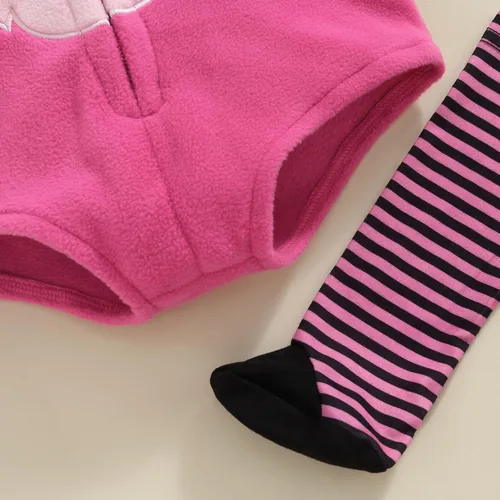 Vista 5 de Ayalinggo Disfraz de jugador de fútbol para bebé, niño, niña, sin mangas, sudadera con capucha, traje de rugby con cremallera y calcetín cálido