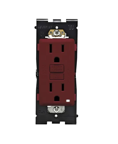 Vista 29 de Leviton Renu - Toma GFCI autocomprobada resistente a manipulaciones, 15 amperios, RGF15-CA, café con leche
