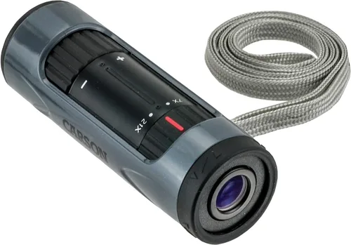 Vista 4 de Carson MonoZoom Zoom Monocular de 7-0.827 x 0.827 in (ZM-721), gris, XXL