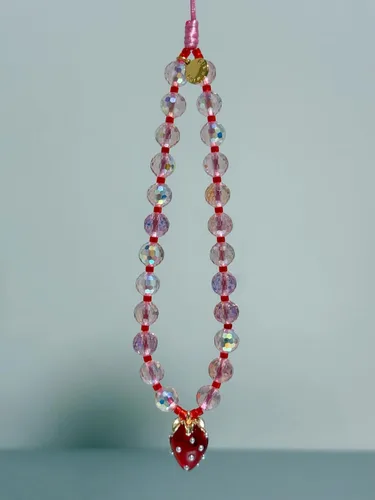 Vista 28 de Drawwind Correa con cuentas para teléfono con pulsera universal, cordón para teléfono celular lindo, pulsera de muñeca con cuentas, cadena de hilo