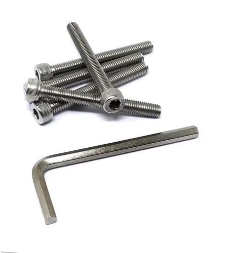 Vista 38 de iexcell Kit de tornillos de cabeza hexagonal de acero inoxidable 304, 100 unidades M2 x 0.157 in, paso de rosca de 0.016 in