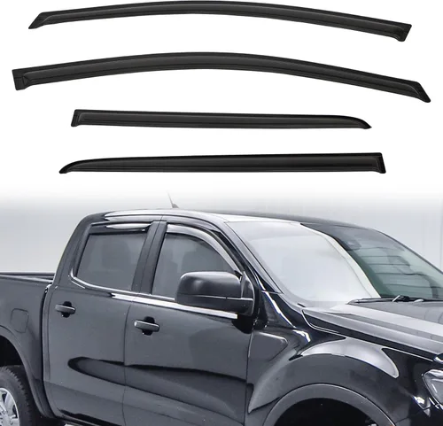 Vista 5 de Protectores de lluvia compatibles con Chevy/GMC C/K Extended Cab 1988