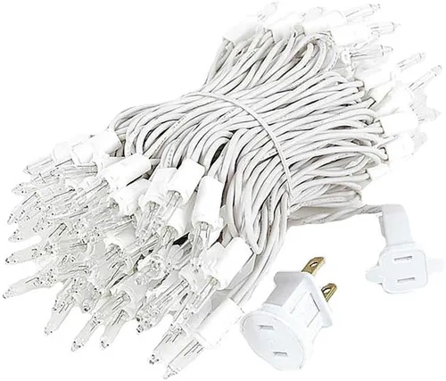 Vista 7 de Novelty Lights set de 100 luces navideñas transparentes de 34 pies de largo.