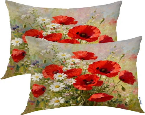 Vista 42 de Batmerry Fundas de almohada decorativas con estampado digital de hojas verdes y gatos negros con estampado digital para sofá, cama, cremallera