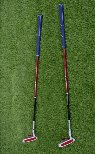 Vista 8 de Acstar - Putter de golf Junior para interiores y exteriores, para diestros, 3 tamaños para elegir libremente (rojo, 27 pulgadas)