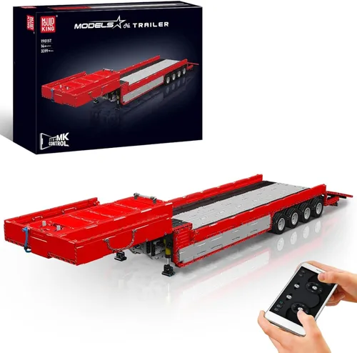 Vista 9 de Mould King Kit de bloques de camión de tractor, modelo MOC de bloques de construcción para construir, regalo para entusiastas de las colecciones