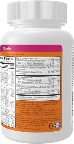 Vista 3 de NOW Suplementos, geles prenatales + DHA con 250 mg de DHA, 90 cápsulas blandas