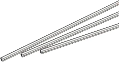 Vista 28 de Uxcell Tubo capilar de acero inoxidable 304, OD 0.4 mm x 0.1 mm de grosor de pared, 250 mm de longitud, tubo metálico para maquinaria industrial