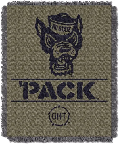 Vista 12 de Northwest NCAA Unisex-Adult Woven Jacquard Throw Blanket Homenaje