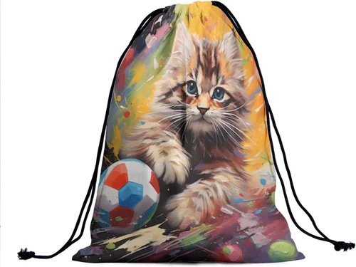 Vista 107 de Bolsa de agarre de gimnasia de piel de animal, bolsa de gimnasia con cordón ajustable, bolsa de cuerda para fauna silvestre, Mariposas Galaxy