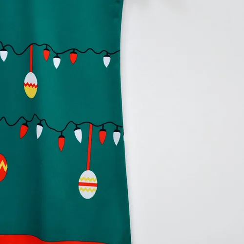 Vista 5 de VARWANEO Vestidos de disfraz de Navidad para niñas, vestido de fiesta de cosplay de Navidad de princesa