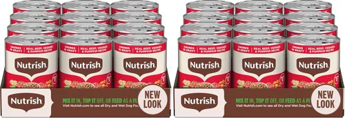 Vista 12 de Nutrish Whole Health Blend Trozos en Salsa Paquete Variado Comida Húmeda para Perros, Lata de 13 oz., 12 Unidades (Rachael Ray)