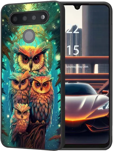 Vista 36 de Funda protectora duradera para LG Stylo 6 para LG Stylo 6 2020 6.8 pulgadas, diseño de hojas de aguacate
