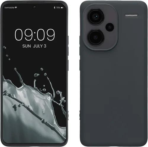 Vista 108 de kwmobile Funda compatible con Xiaomi Redmi Note 9S / 9 Pro / 9 Pro Max - Funda protectora de silicona TPU suave y delgada - Negro mate