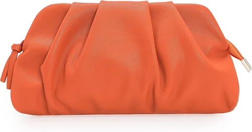 Vista 16 de CHARMING TAILOR Bolso tipo sobre elegante de cuero vegano suave con pliegues de PU para mujer Soft PU leather