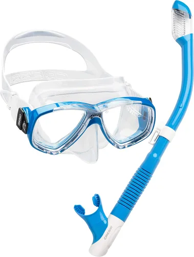 Vista 8 de Cressi Juego de esnórquel para adultos Máscara y snorkel Máscara de silicona cómoda de primera calidad Snorkel superior seco Diseñado