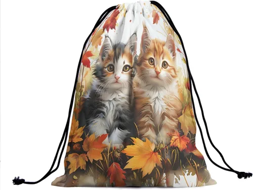 Vista 163 de Bolsa de agarre de gimnasia de piel de animal, bolsa de gimnasia con cordón ajustable, bolsa de cuerda para fauna silvestre, Mariposas Galaxy