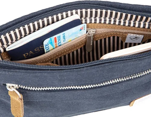 Vista 8 de Travelon - Bolsa bandolera para mujer, antirrobo, Índigo), 33226 350