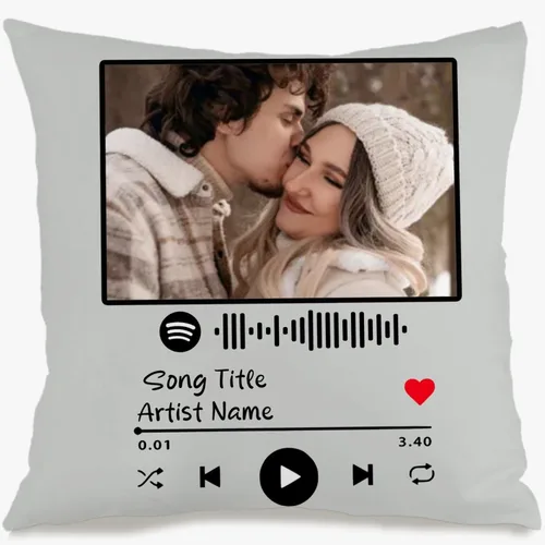 Vista 14 de Personalized One Image Pillow Case with Customized Text Designed for Bedroom or Sofa décor and Providing an Emotional Gift Experience for Loved Ones