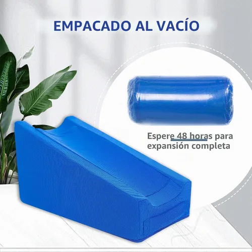 Vista 6 de TYYIHUA Almohada para reposabrazos, almohada de elevación de brazos, soporte y recuperación para cirugía de brazo o rodilla roto, almohada de Azul