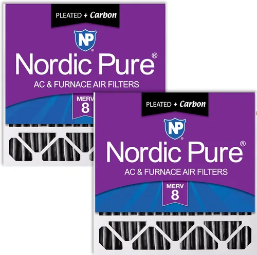 Vista 24 de Nordic Pure 20 x 20 x 5 (19_5/8 x 19_7/8 x 4_3/8) Honeywell/Lennox MERV 8 filtro de aire de repuesto, 1 paquete