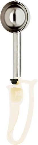 Vista 5 de Zeroll Cuchara Universal de Longitud Extendida EZ Disher para Control de Porciones de Alimentos Diseñada para Uso con Mano Derecha o Izquierda Apta